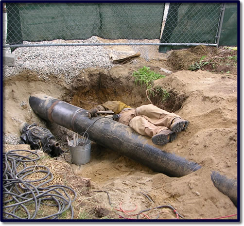 undergroung pipe welding boston massachusetts